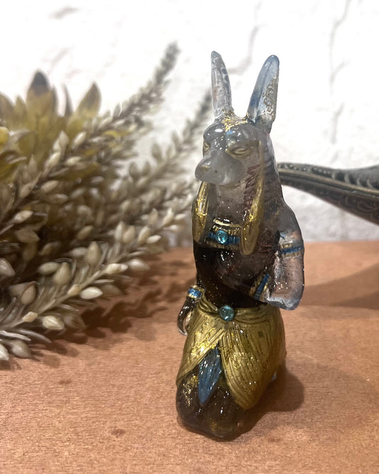 古代エジプト神 アヌビス オルゴナイト　守護と直感