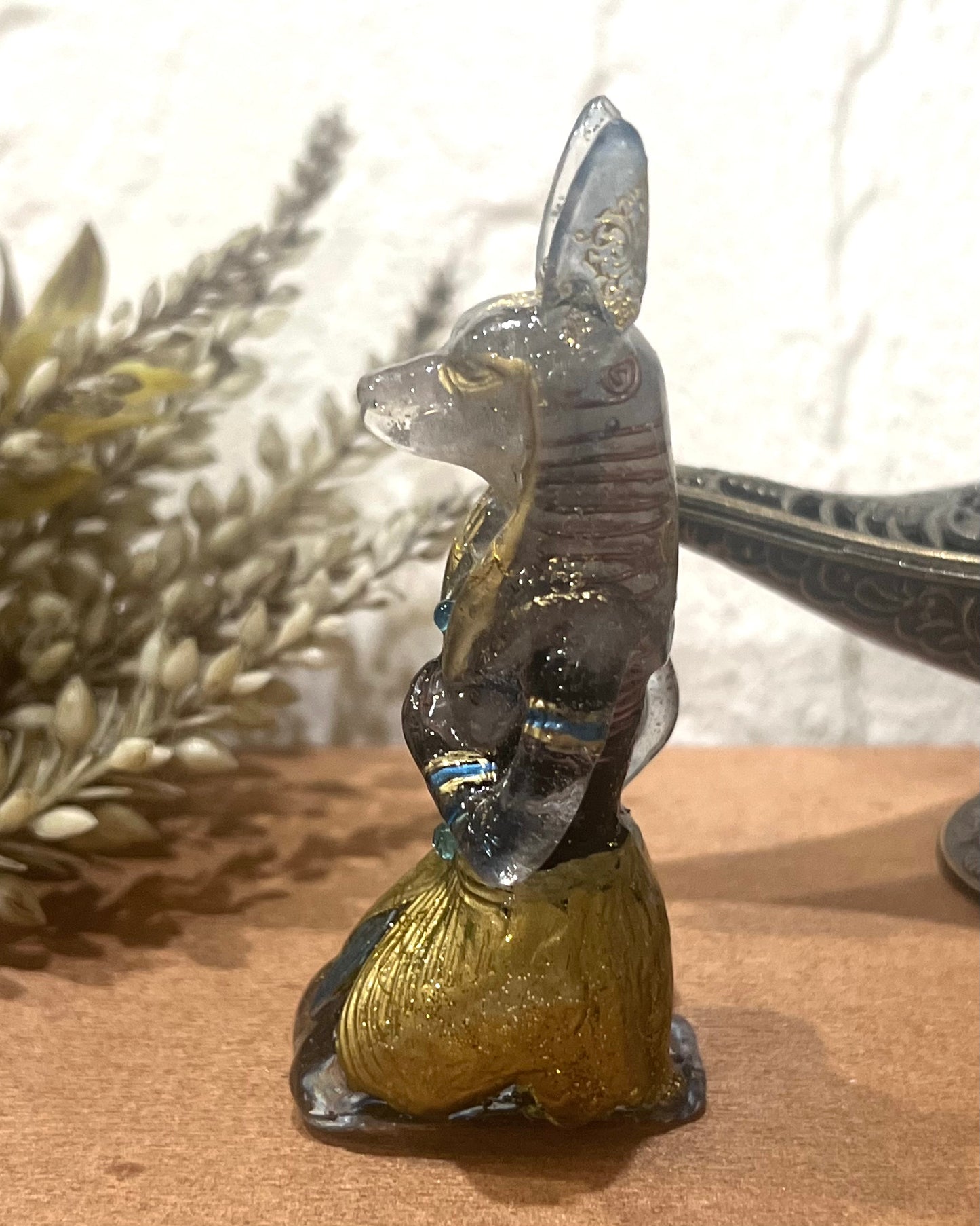 古代エジプト神 アヌビス オルゴナイト　守護と直感
