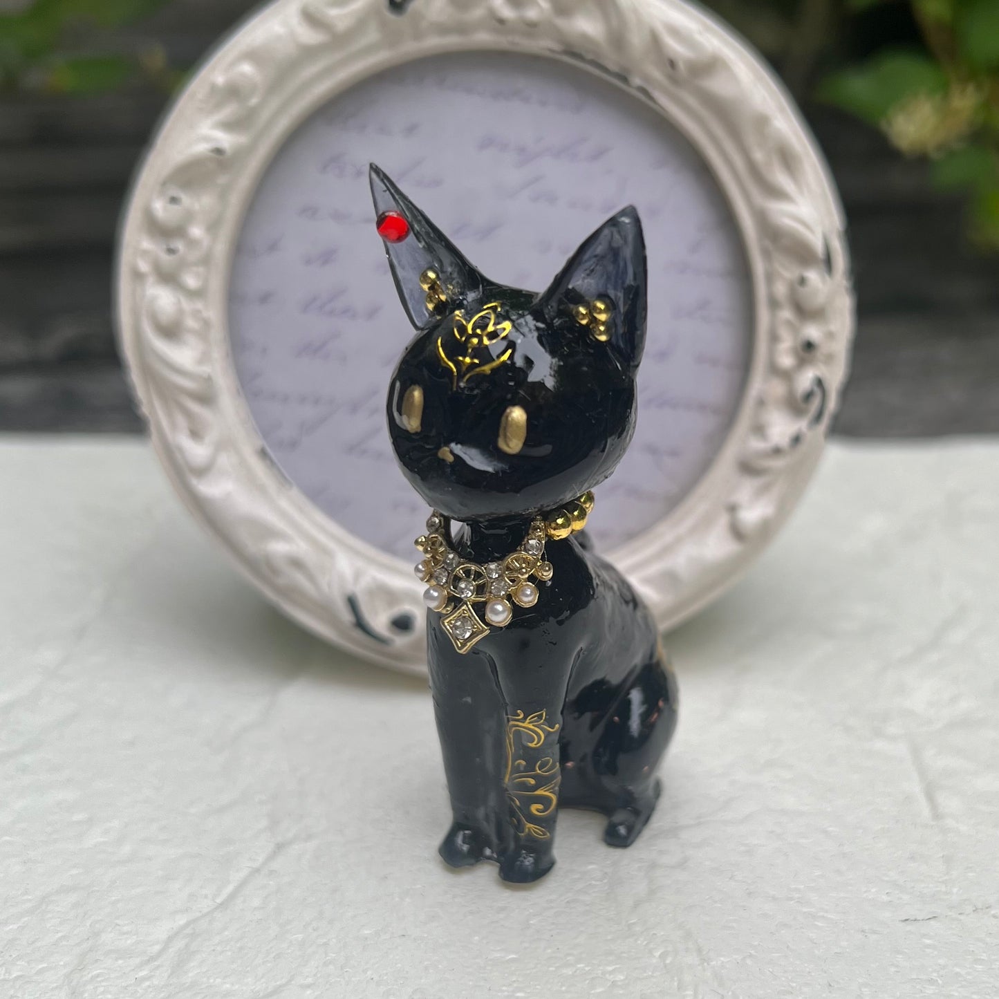 黒猫オルゴナイト　バステト神