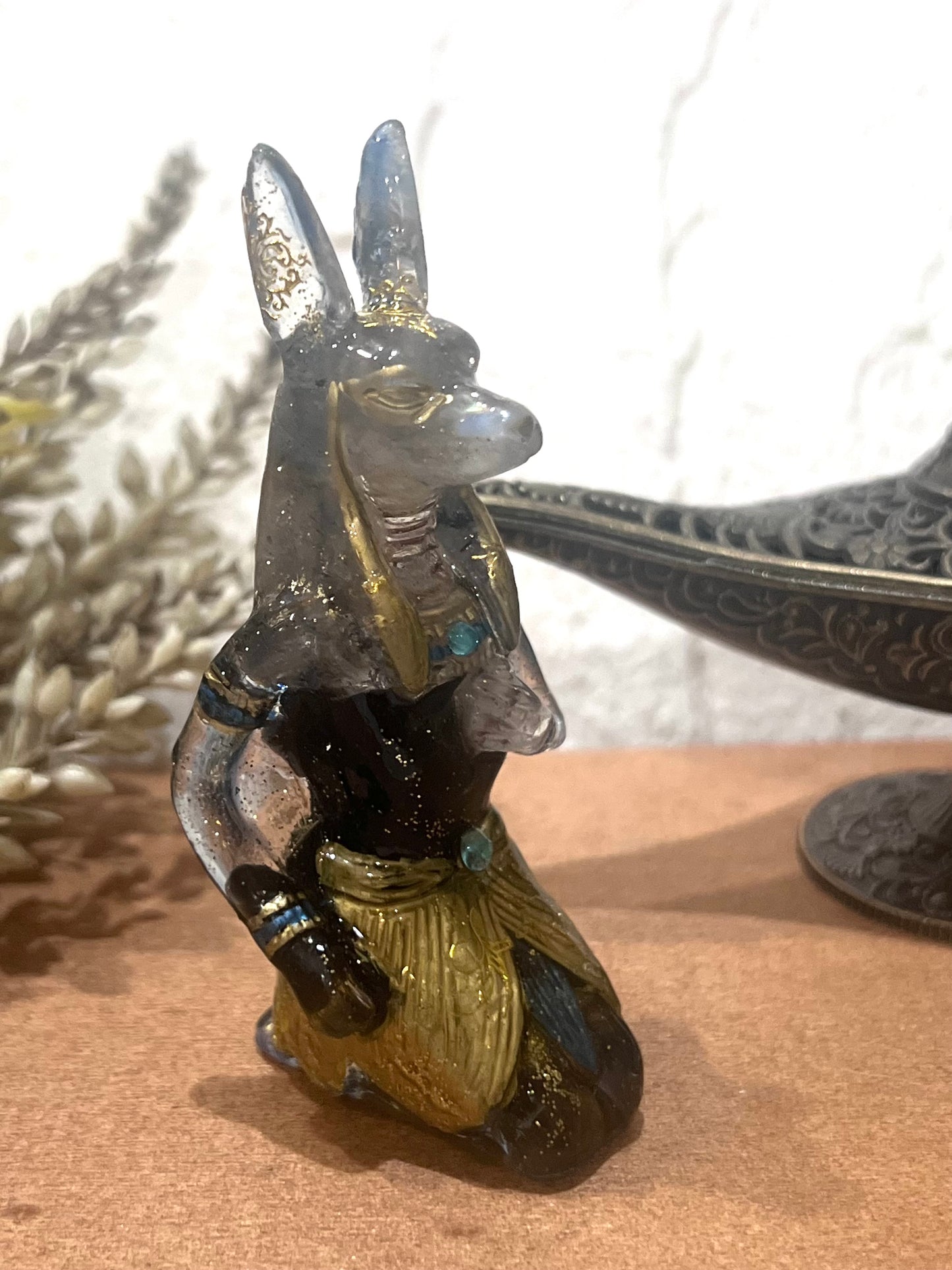 古代エジプト神 アヌビス オルゴナイト　守護と直感