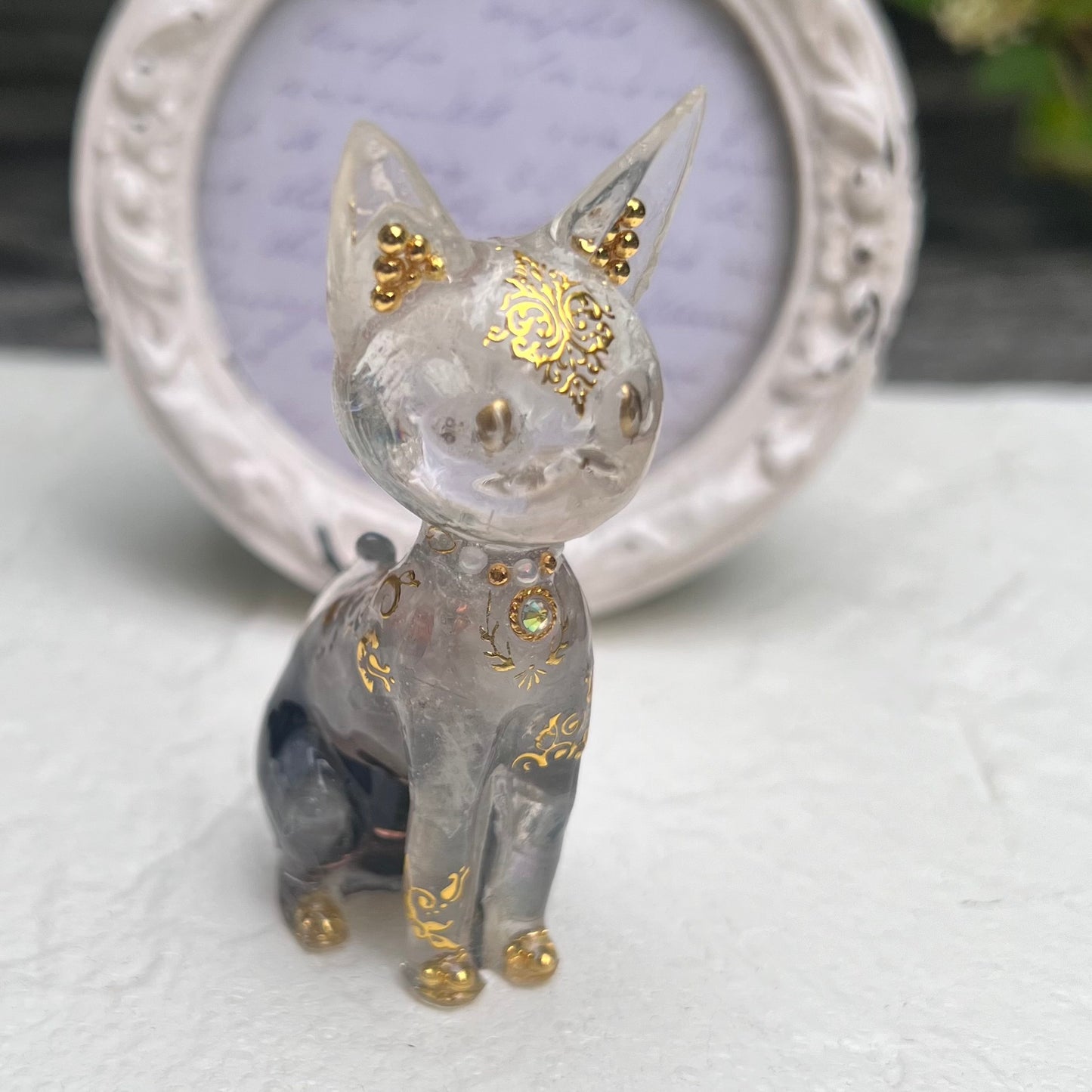 猫さんオルゴナイト　宇宙と地球と繋がる
