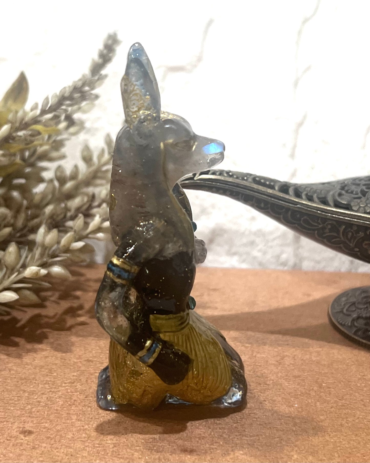 古代エジプト神 アヌビス オルゴナイト　守護と直感