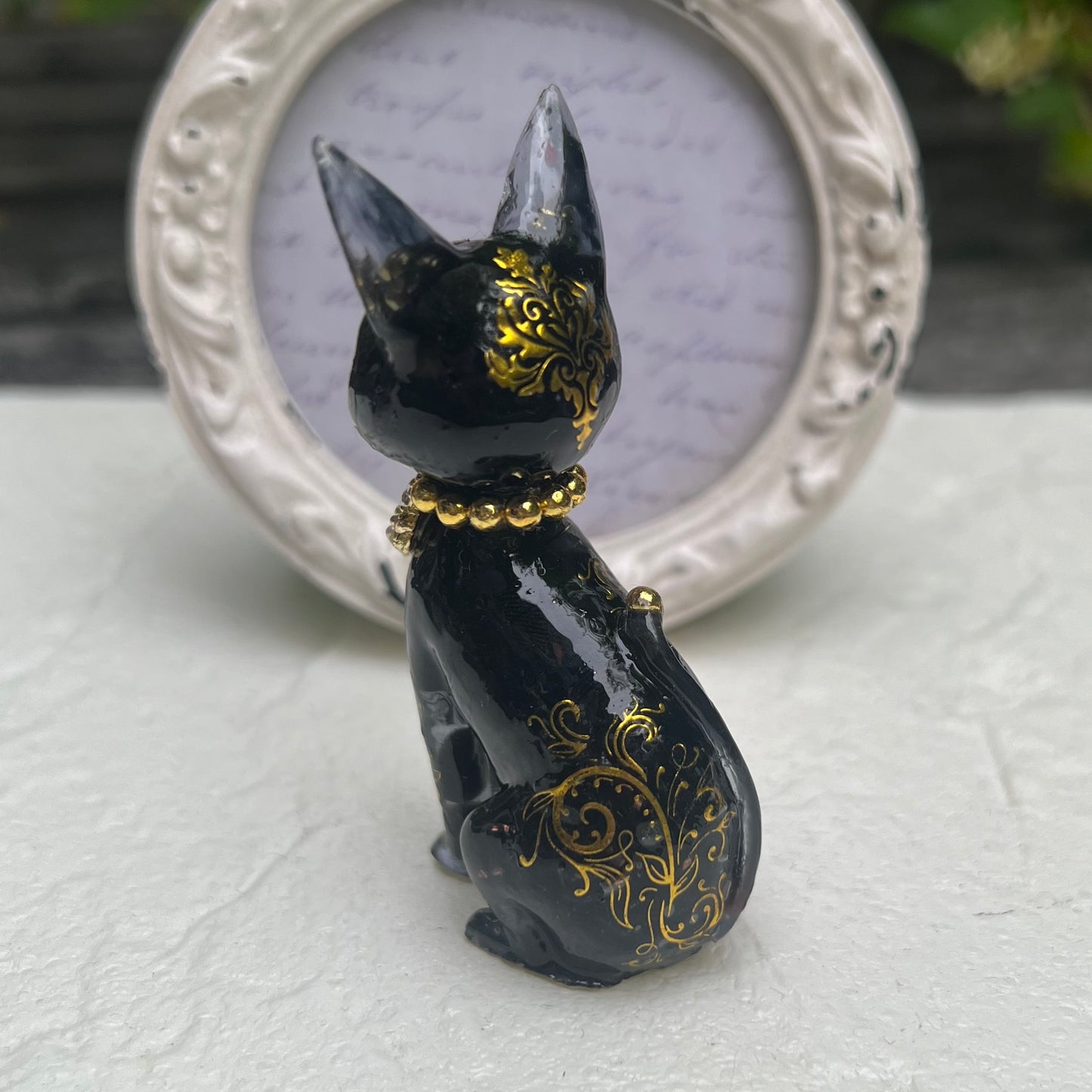 黒猫オルゴナイト　バステト神