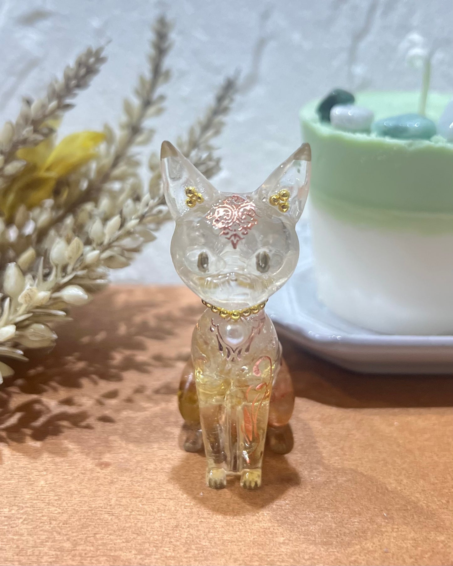 猫さんオルゴナイト