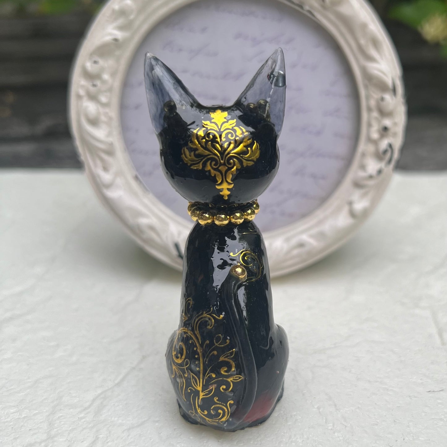 黒猫オルゴナイト　バステト神