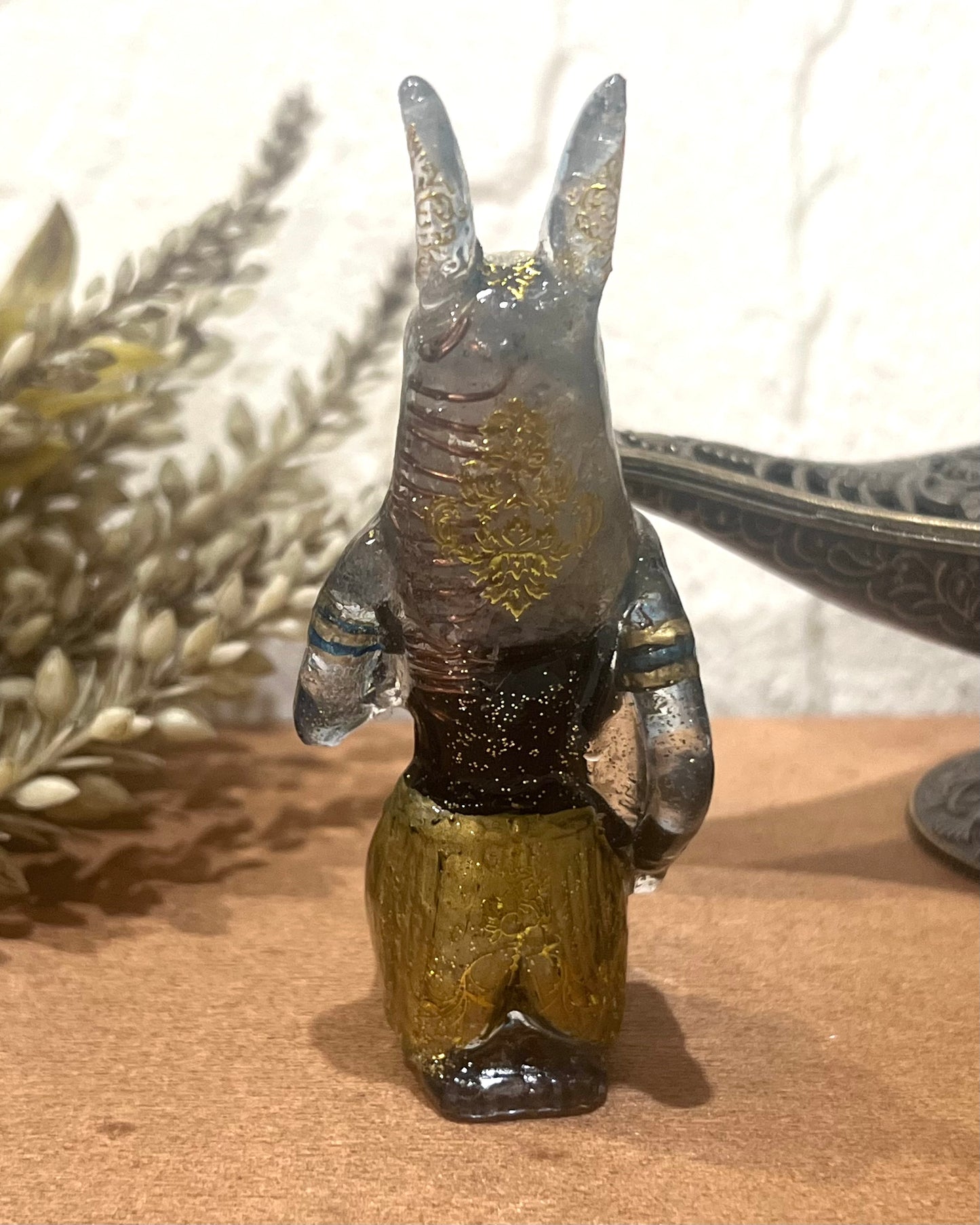 古代エジプト神 アヌビス オルゴナイト　守護と直感