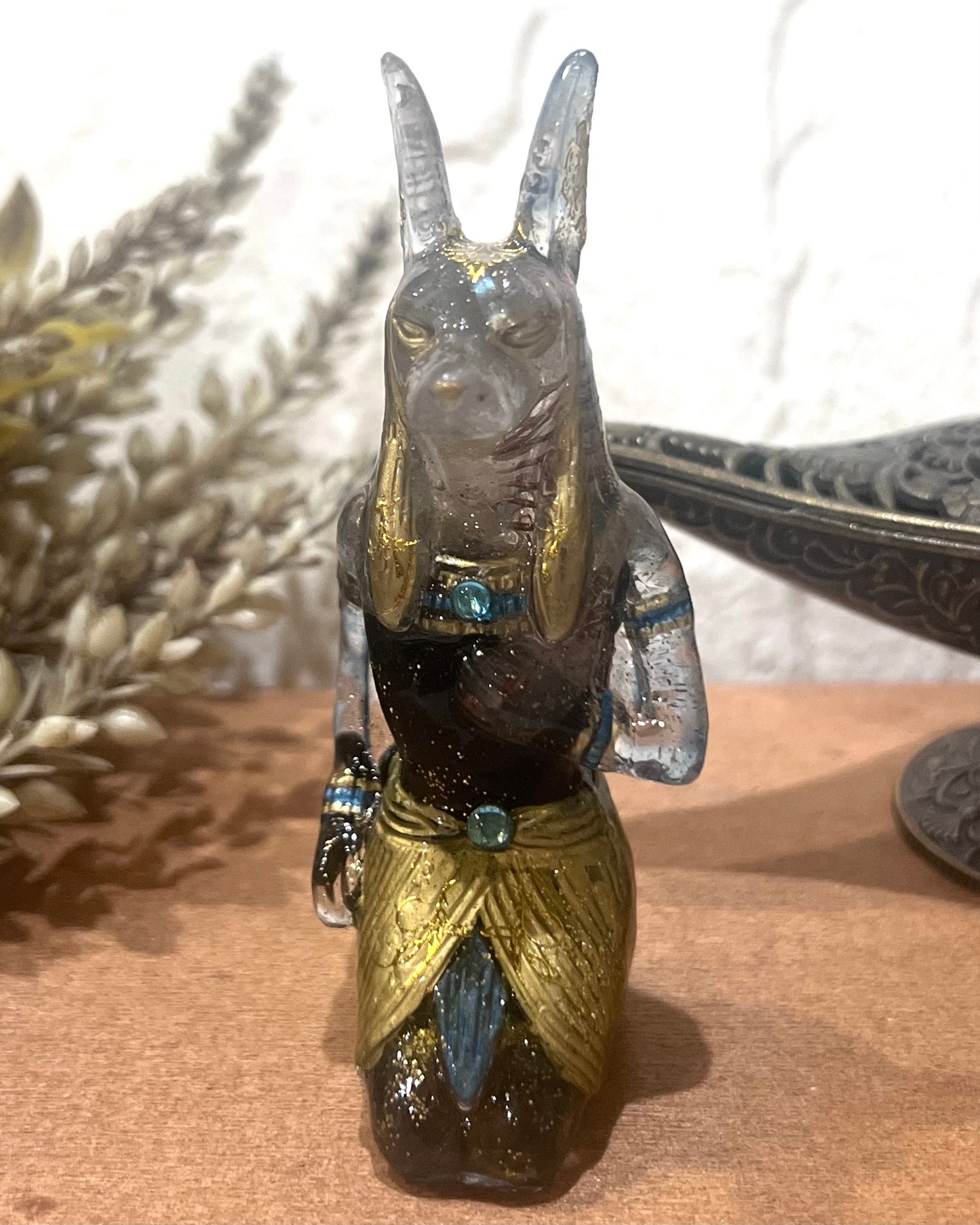 古代エジプト神 アヌビス オルゴナイト　守護と直感