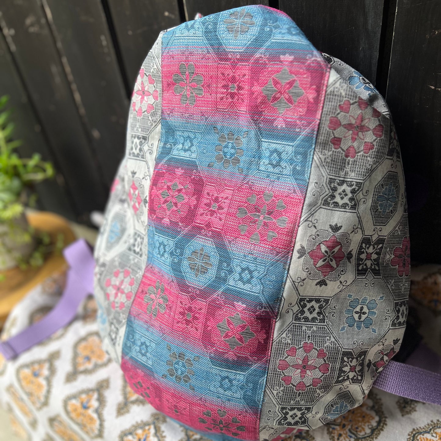 H様専用　8音用リュック　片面マンダラ刺繍