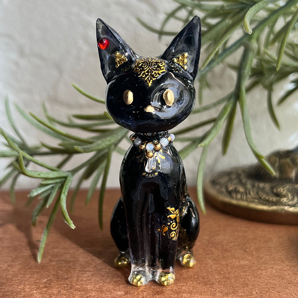 黒猫オルゴナイト　バステト神
