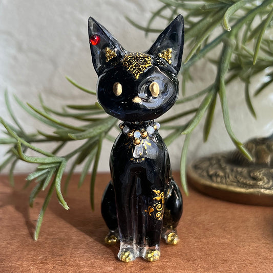 黒猫オルゴナイト　バステト神