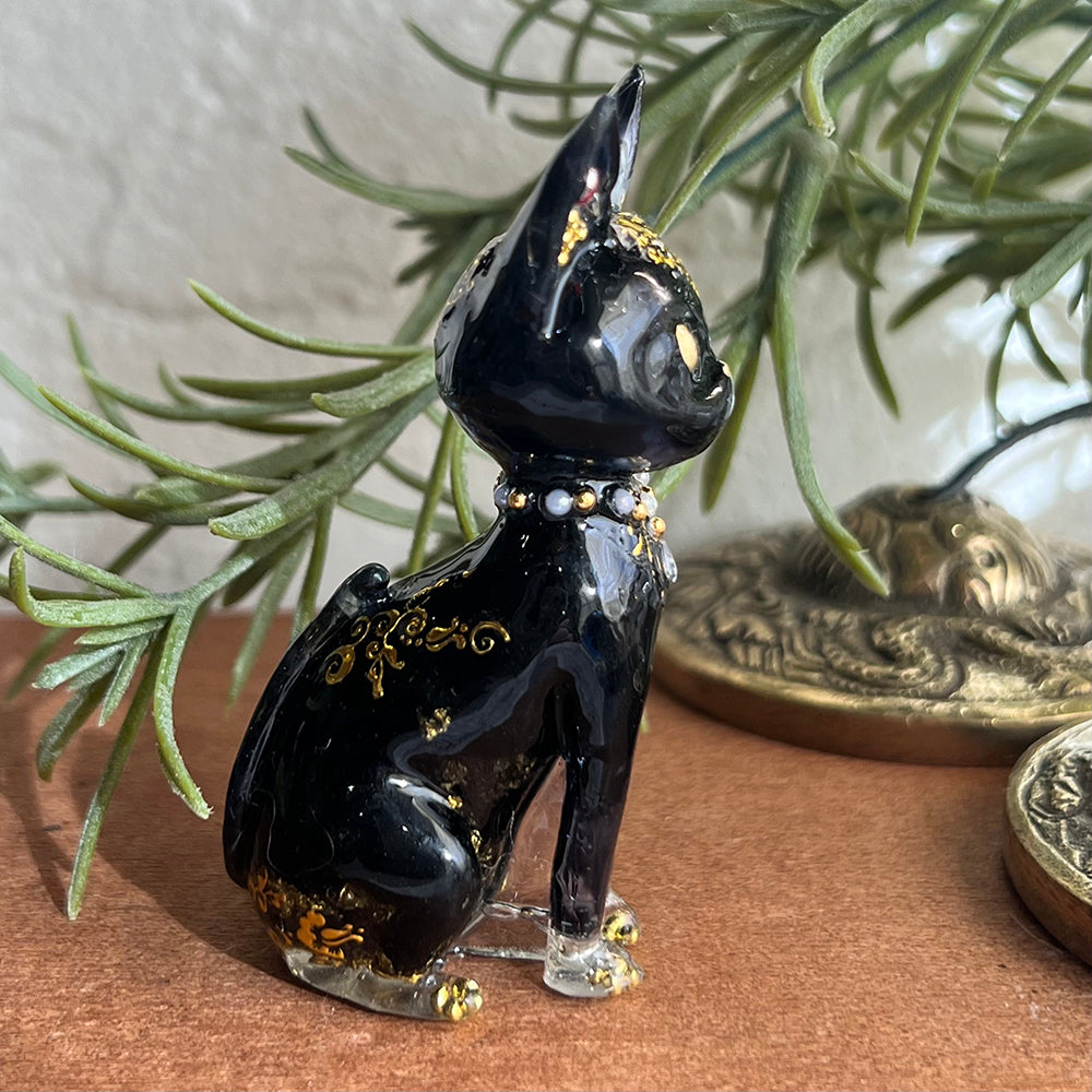 黒猫オルゴナイト　バステト神