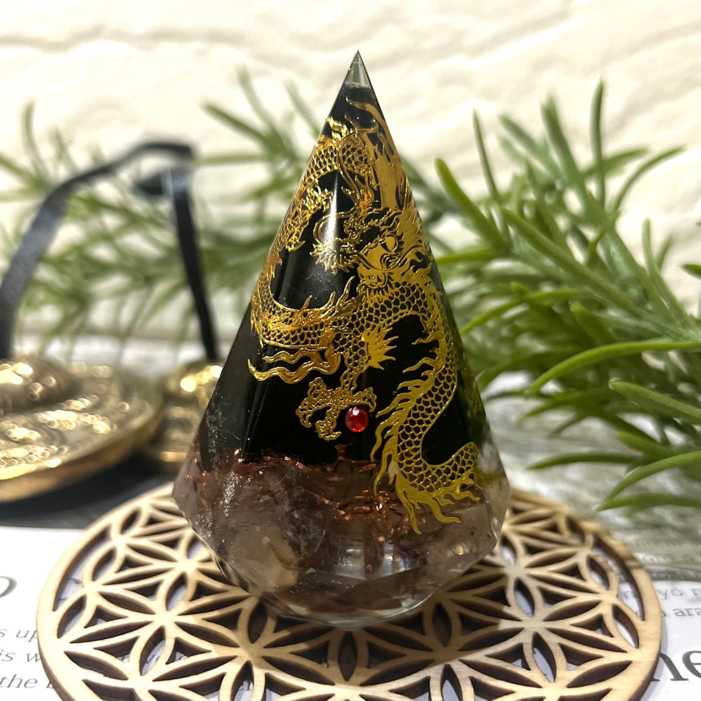 開運 龍神 タワー オルゴナイト