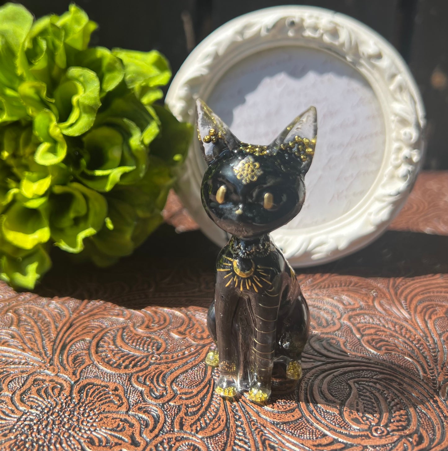 黒猫 オルゴナイト